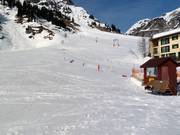 Beginnersgebied in Stuben am Arlberg