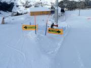 bewegwijzering bij het middenstation Stand-Xpress