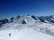 Droomachtig panorama op de Hintertuxer Gletscher