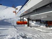 Asitzgipfelbahn 8er - 8-persoons hogesnelheidsstoeltjeslift (koppelbaar) met kap en stoelverwarming