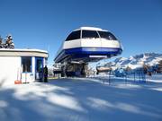 Puza dai Fò-Monte Grual - 4-persoons hogesnelheidsstoeltjeslift (koppelbaar) met kap