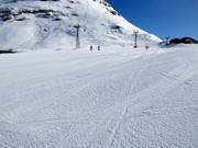 Perfect geprepareerde piste