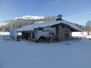 Erdinger Urweisse Alp bij het dalstation van de Wiedhagbahn