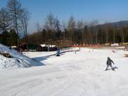 Beginnersgebied in het Kinder Ski-Park