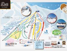 Pistekaart The Kijima Snow Park (Mt. Kosha)
