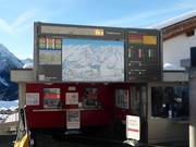 Informatiebord met actuele status in Ftan