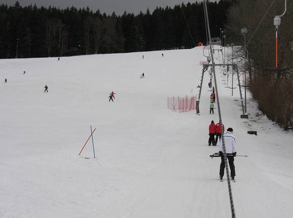 Ödberglift - Sleeplift met T-beugel/Ankerlift