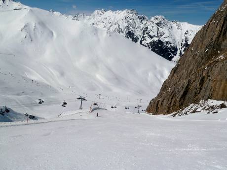Skigebieden voor gevorderden en off-piste skiërs Paznaun-Ischgl – Gevorderden, off-piste skiërs Ischgl/Samnaun – Silvretta Arena