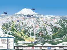 Pistekaart Crystal Mountain (WA)