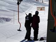 Hulp bij de sleeplift