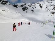 Makkelijke pistes bij het middenstation