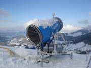 Sneeuwkanonnen in Jungholz