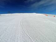 Geprepareerde piste bij de Pala di Santa