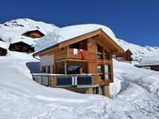 Zonne-installatie bij het chalet