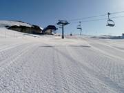 Vers geprepareerde piste in Hovden