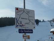 Informatie over de toegangswegen