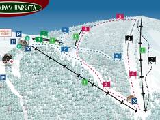 Pistekaart Madarasi Hargita