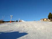 Oefenterrein in het dorp Meransen bij de Pobist-tellerlift