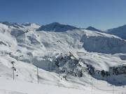 Skigebied bij de Planplatten