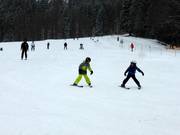 Makkelijke pistes bij de Muli 1 sleeplift