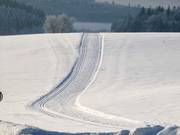 De loipe bij de Heuberg