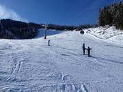 Holzerafdaling naar de Preunegg-Jet op de Reiteralm