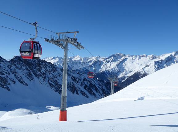 De hoogste cabinelift van Zuid-Tirol