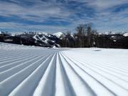 Perfecte pistepreparatie in het skigebied Kolašin