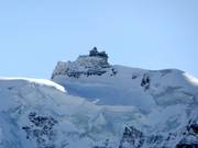 Uitzicht op de Jungfraujoch met Sphinx