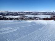 Perfecte pistepreparatie in het skigebied Hemavan