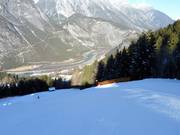 Rifenal-afdaling nr. 1 met uitzicht op het Inndal