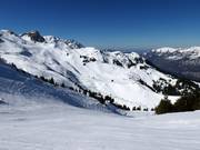 Uitzicht vanaf de Prodkamm naar Stelli