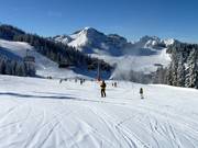 Eenvoudige pistes bij de Hachau-lift