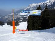 Snelheidsmeting Hanneggschuss in Wengen