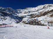 Oefenhelling bij de Gampenlift