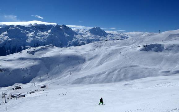 Hoogste skigebied in de Albula-Alpen – skigebied St. Moritz – Corviglia