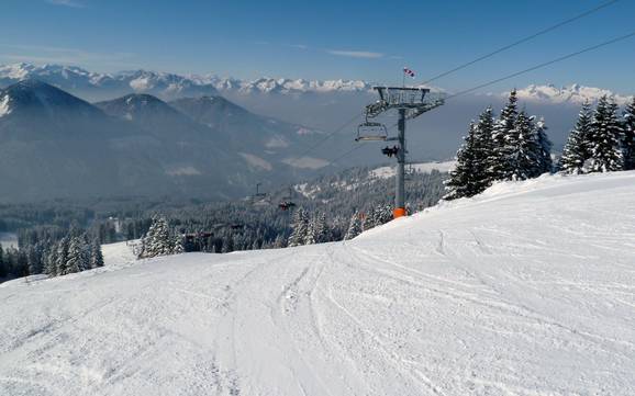 Grootste hoogteverschil in het district Feldkirch – skigebied Laterns – Gapfohl