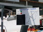 Overzicht van de bereikbare afdalingen bij de dalstations