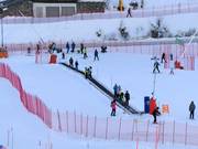 Transportband 1 in het oefenterrein Murmi Snowpark
