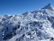 Pistes bij de stoeltjeslift Nova