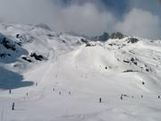 Afdaling Chavanne met snelheidsmeting