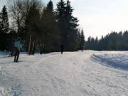 Langlaufloipe bij de Bleamlalm