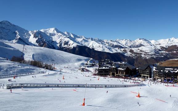Skigebieden voor beginners in het arrondissement Saint-Gaudens – Beginners Peyragudes