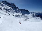 Middelzware piste Chateau/Reine Blanche naar Valtournenche