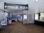Verzorgd kassagebied bij de nieuwe Trittkopfbahn (Zürs)