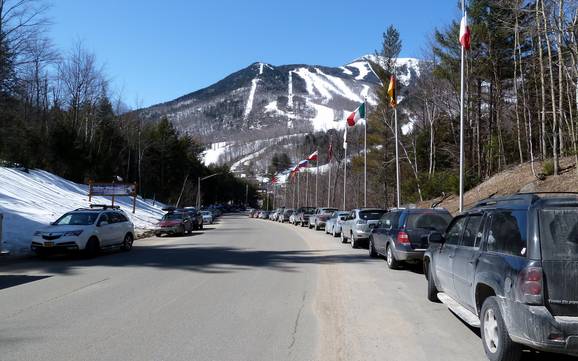 Adirondack Mountains: bereikbaarheid van en parkeermogelijkheden bij de skigebieden – Bereikbaarheid, parkeren Whiteface – Lake Placid