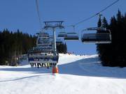 Magic 6er - 6-persoons hogesnelheidsstoeltjeslift (koppelbaar) met kap en stoelverwarming