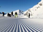 Zeer goede pistepreparatie in Kühtai