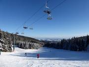 Gemakkelijke piste op de Mönichkirchner Schwaig