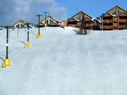 Geprepareerde oefenhelling bij het dalstation